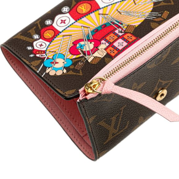 LOUIS VUITTON Brown Monogram Leather Wallet - Picture 5 of 10